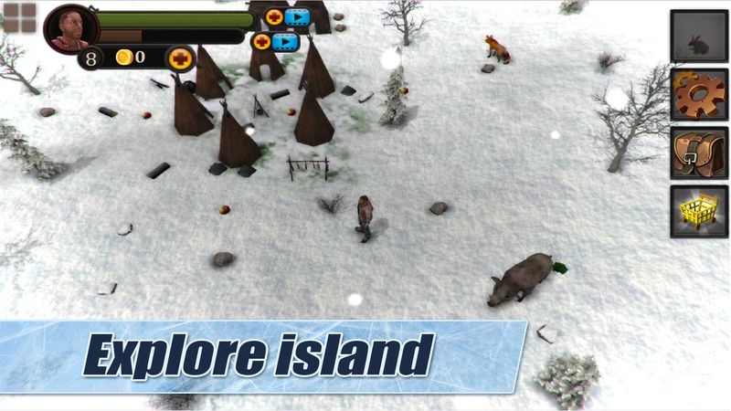 u3dhƽ(winter island crafting game 3d) v1.0 ׿(ni)ُ 3