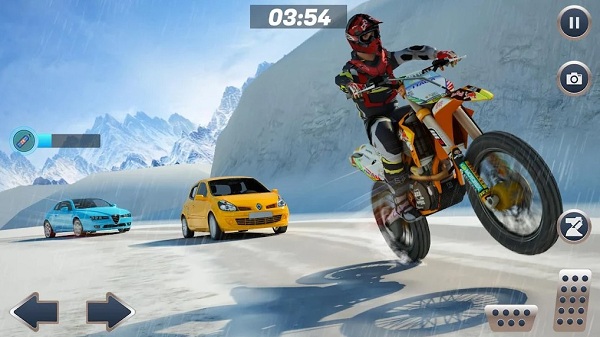 ɽгѩĦ°(Mountain Bike Snow Moto Racing) v2.3 ׿ 3