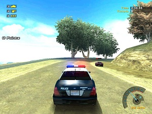 警车追逐赛游戏