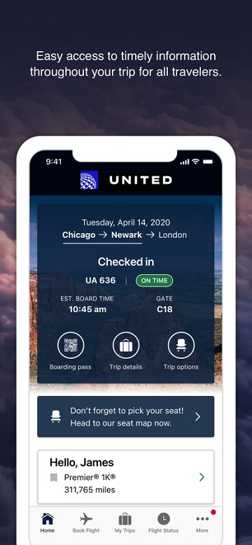 united airlines app v4.1.102 ׿0