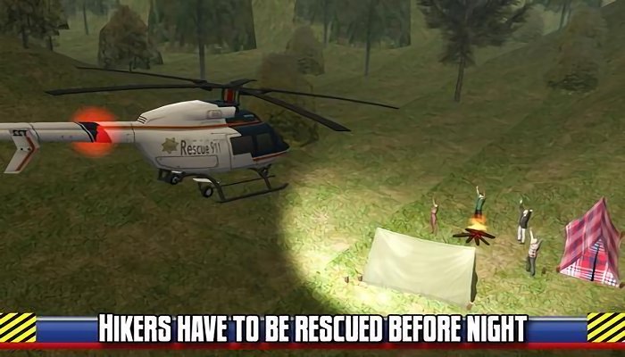 ֱģԮϷ(helicopter rescue flight sim ) v3.1 ׿ 1