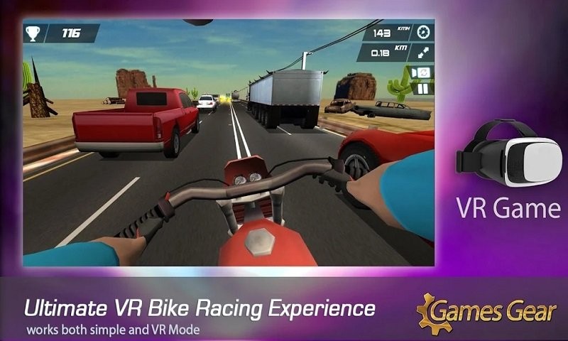 ʵгϷ(vr bike racing game ride) v1.6 ׿2