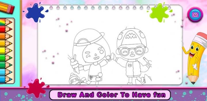 ɫпɫΑ(toca boca life coloring) v1.1 ׿ 0