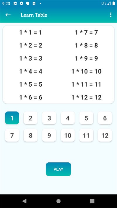 ѧ(maths tables) v1.0 ׿ 0