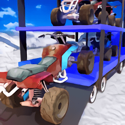 ѩ俨3d(snowmobile truck transport)