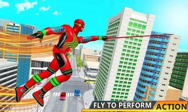 Ӣսʱֻ(flying superman robot transform car) v4.0 ׿ 0