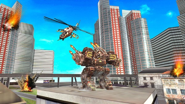 武装直升机机器人游戏下载