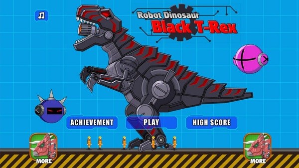  Robot Dinosaur Black Tyrannosaurus v1.0 Android 0