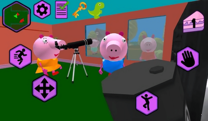 小猪邻居家庭逃生奥比屋3d游戏下载