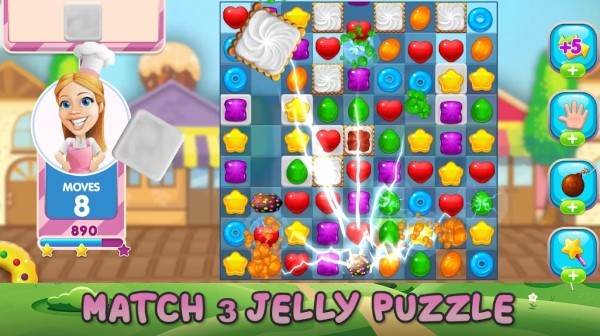 Ϸ(sweet jelly match 3 puzzle) v3.2 ׿2