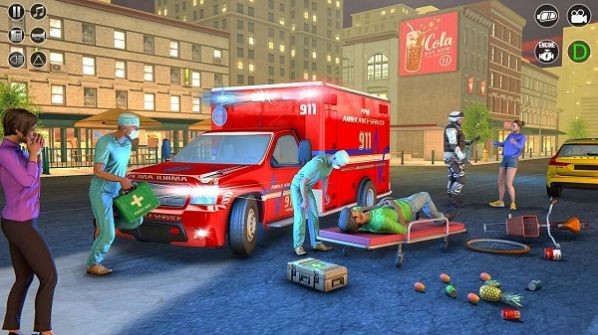ҽԺȻ˾ֻ(hospital ambulance driver game) v1.1 ׿2