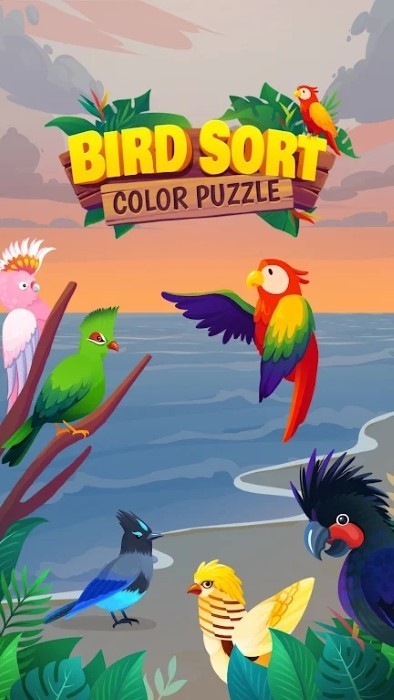 ɫƴͼϷ(bird sort color puzzle) v1.0.0 ׿ 0