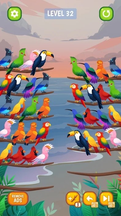 ɫƴͼϷ(bird sort color puzzle) v1.0.0 ׿ 3