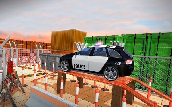 ִͣ3dϷ(police car parking) v0.1 ׿2