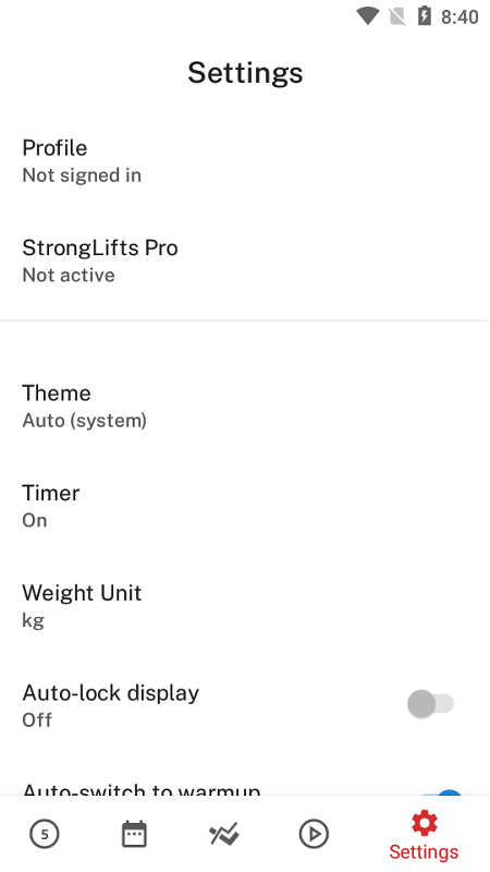 stronglifts app v3.0.23 ׿ 0