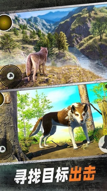 野狼模拟3d北极狼猎杀游戏 v1.0 安卓版 2