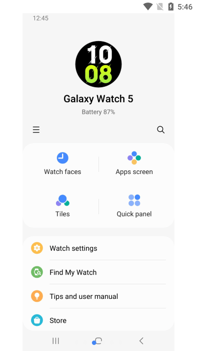 galaxy watch5 managerٷ