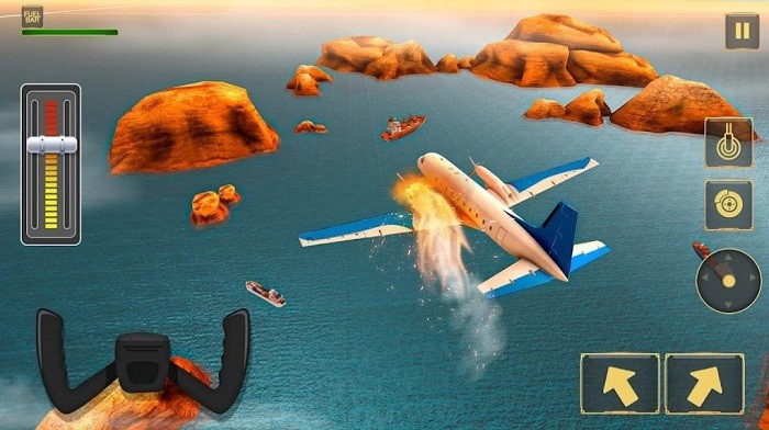 ɻ׹ģϷ(plane crash game) v1.0 ׿ 0