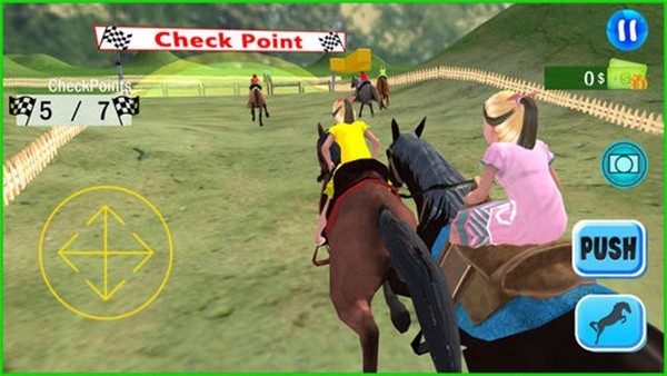 ͯɽϷ(kids mountain horse rider race) v1.1 ׿ 0