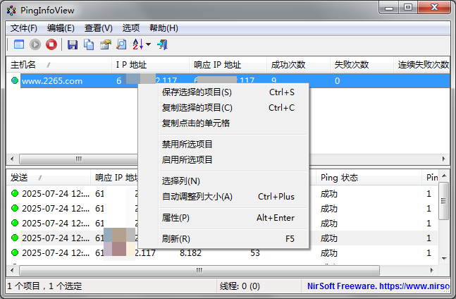 PingInfoViewʹ˵