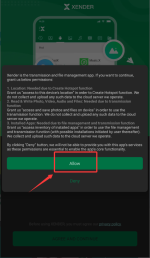 xender download app°