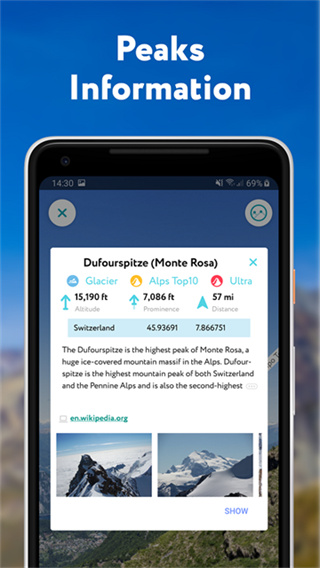 PeakVisor app v2.9.77 安卓版 2