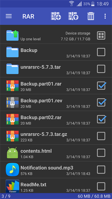 WinRAR v7.22 安卓版 0