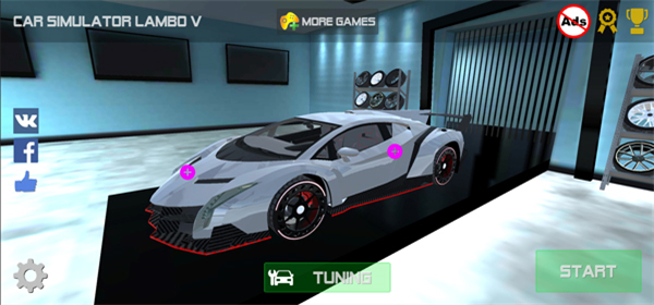 蘭博汽車模擬器免廣告版 v1.76安卓版 2