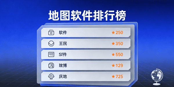 地圖軟件排行榜